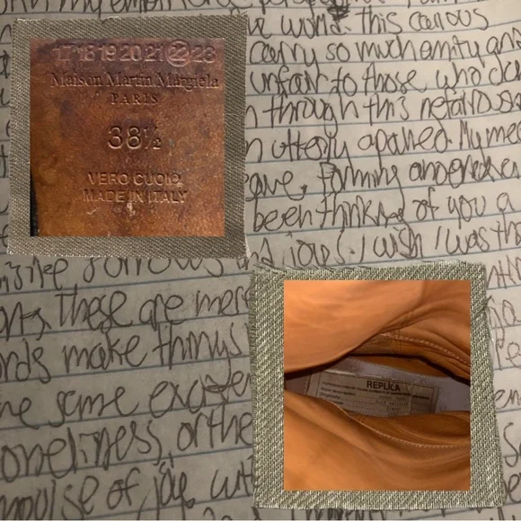 authentic margiela knee high leather heeled boots - Picture 4 of 4